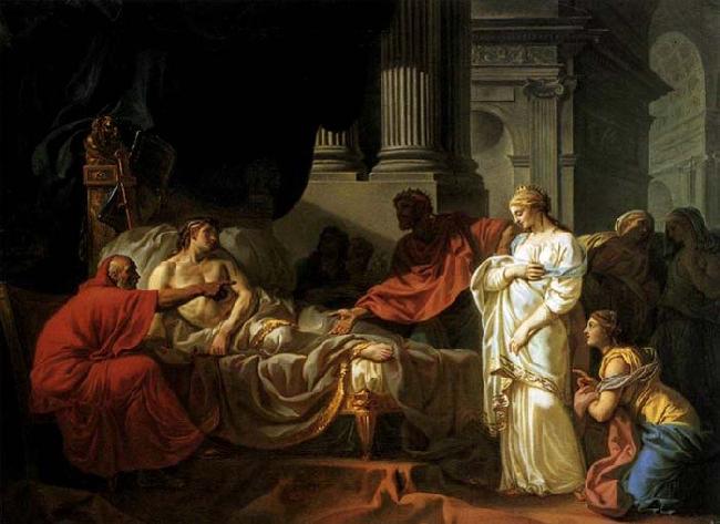 Jacques-Louis  David Antiochus and Stratonica oil painting image
